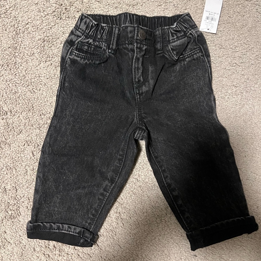 Baby boy black denim jeans
